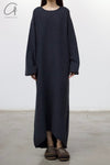 SWAYING 24 Autumn and Winter Seamless Strong Shrink Long Sleeve Dress SW-SW24AW2L13-SH Dark Gray SW-SW24AW2L12